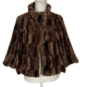 Cynthia Rowley Faux Fur Swing Jacket